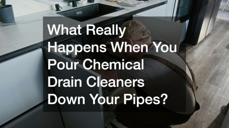 What Really Happens When You Pour Chemical Drain Cleaners Down Your Pipes?